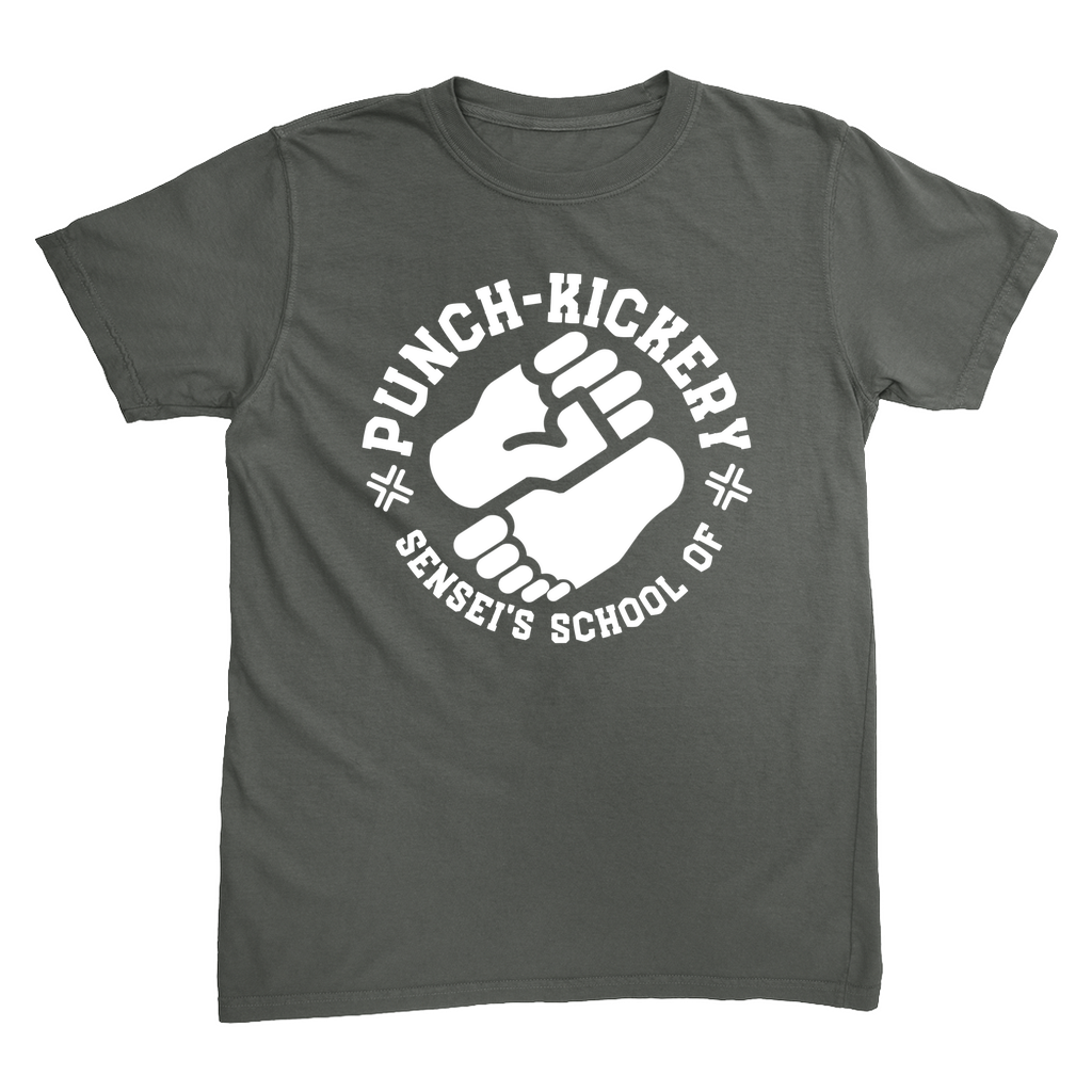 Sensei's School of Punch Kickery T-Shirt Pepper