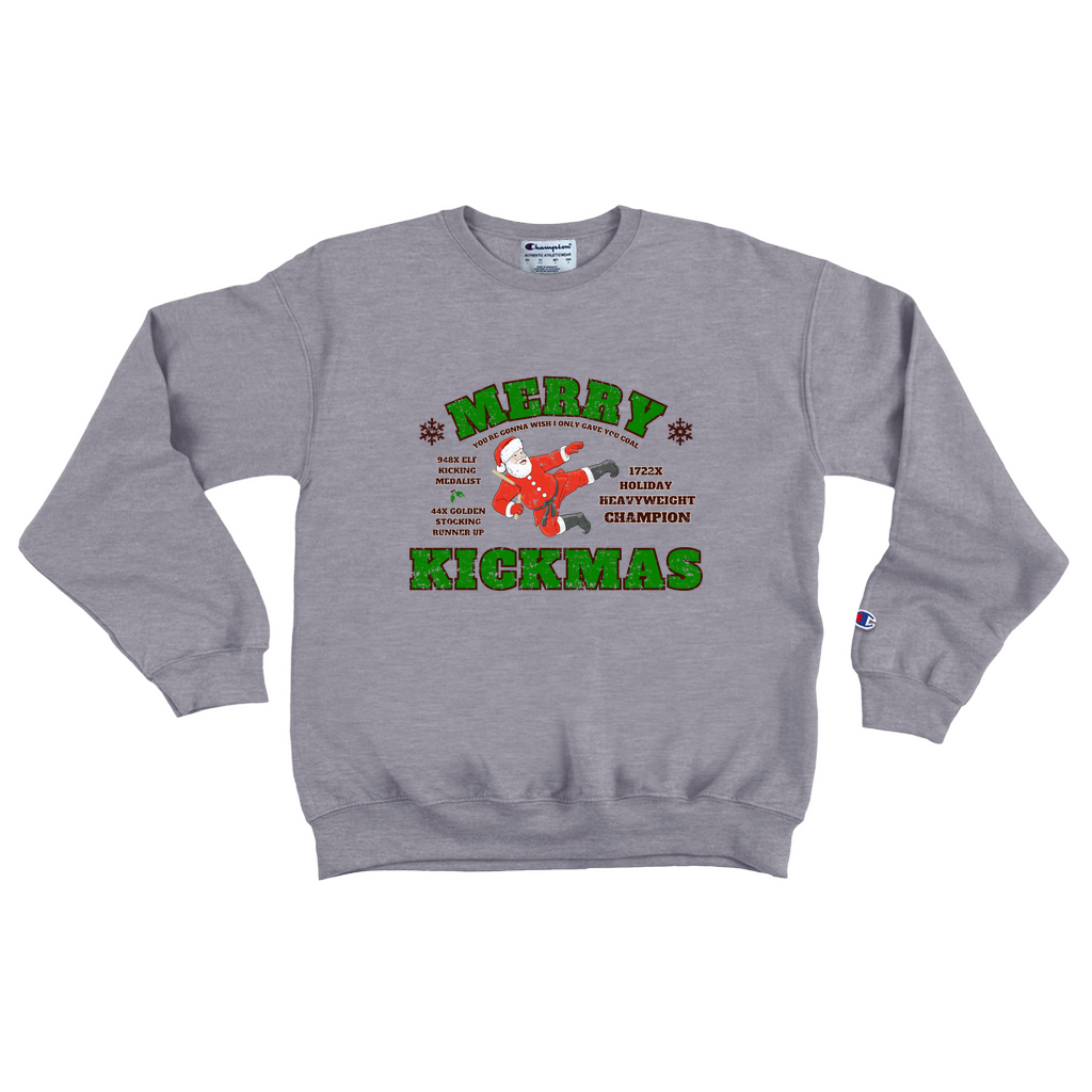 Merry Kickmas Crewneck Sweatshirt- Sensei Seth