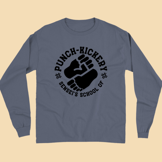 Sensei's School of Punch Kickery Long Sleeve Shirt