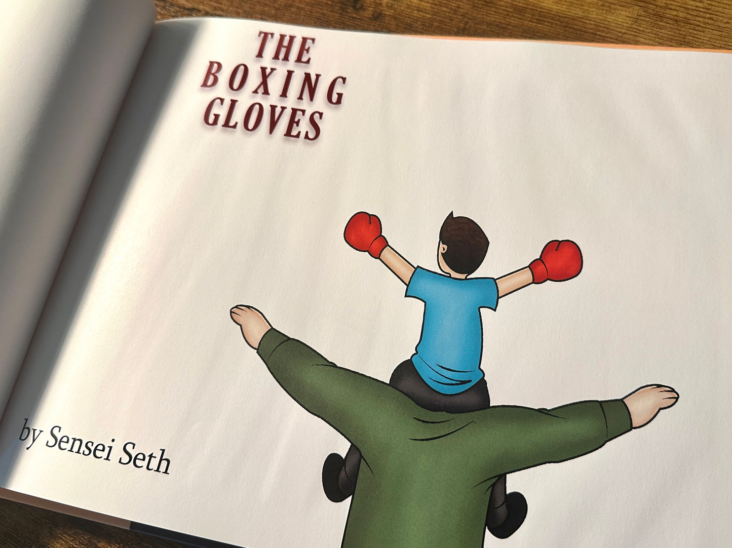 DAMAGED "The Boxing Gloves" Hardcover Children's Book by Sensei Seth