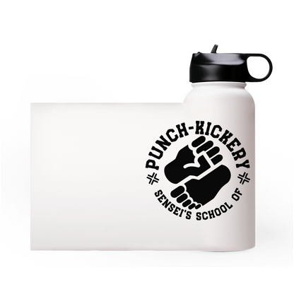 Sensei's School of Punch Kickery Water Bottle